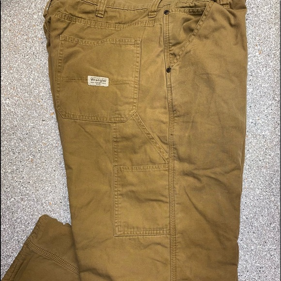 Wrangler Men’s Fleece Lined Carpenter Pants - Picture 1 of 8